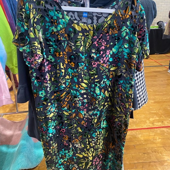 90’s Vivienne Tam Burnt Silk Dress Set - Picture 6 of 8